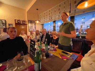 Die Stadtverordnete Sara Steinhardt stellt sich als stellv. Kandidatin fr die anstehende Landtagswahl vor