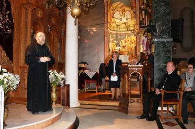 Der Einfhrungsvortrag von Erzpriester Professor Dr. Philippos Savvopoulos zum Thema: Orthodoxie in Deutschland