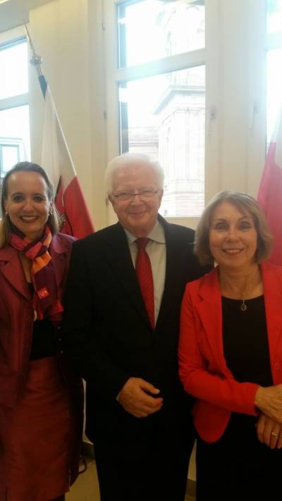 Die 3 Stadtverordneten der CDU Dornbusch beim 150-jhrigen Jubilum der Stadtverordnetenversammlung